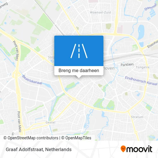 Graaf Adolfstraat kaart