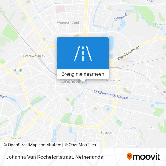 Johanna Van Rochefortstraat kaart