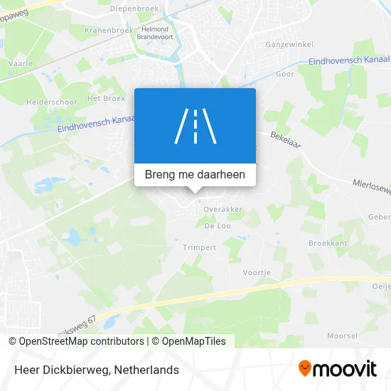 Heer Dickbierweg kaart