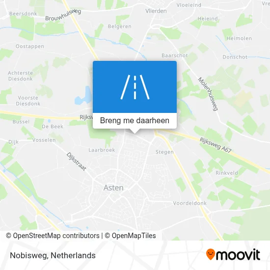 Nobisweg kaart