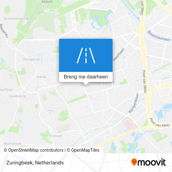 Zuringbeek kaart