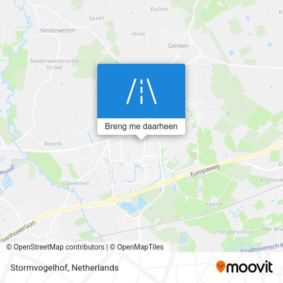 Stormvogelhof kaart