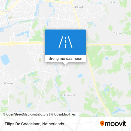 Filips De Goedelaan kaart
