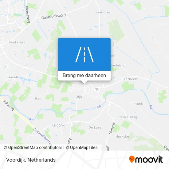 Voordijk kaart
