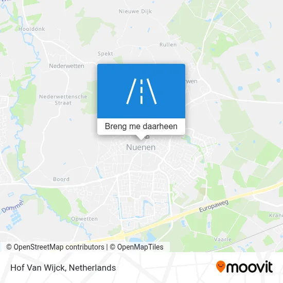 Hof Van Wijck kaart