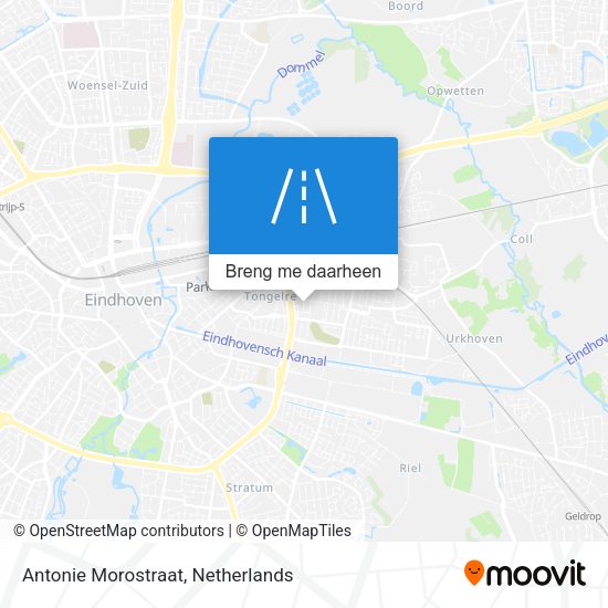 Antonie Morostraat kaart