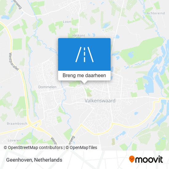 Geenhoven kaart