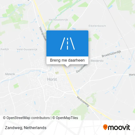 Zandweg kaart