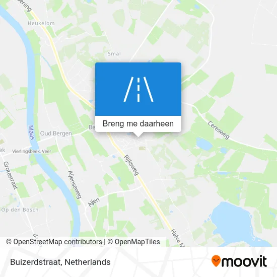 Buizerdstraat kaart
