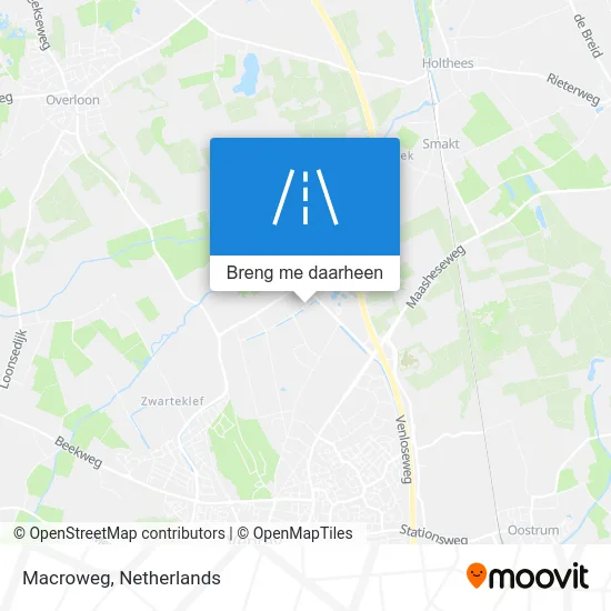 Macroweg kaart