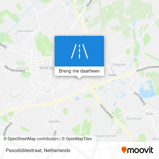 Pasodoblestraat kaart