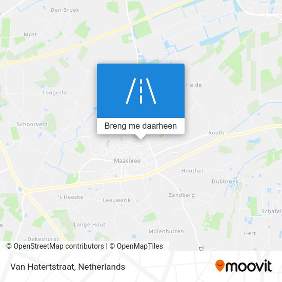 Van Hatertstraat kaart