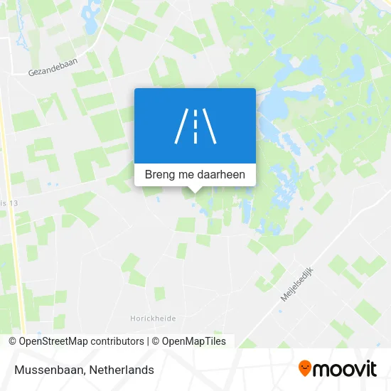 Mussenbaan kaart