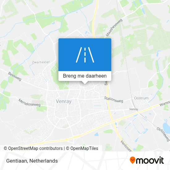 Gentiaan kaart