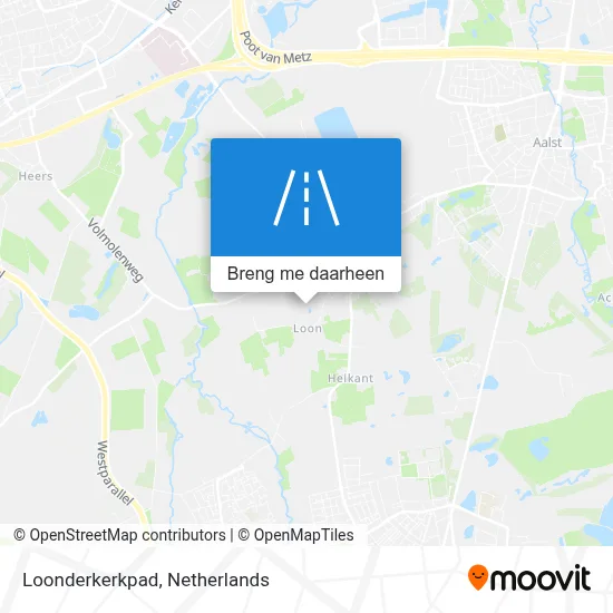Loonderkerkpad kaart