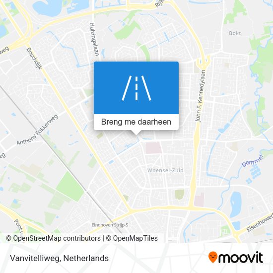 Vanvitelliweg kaart