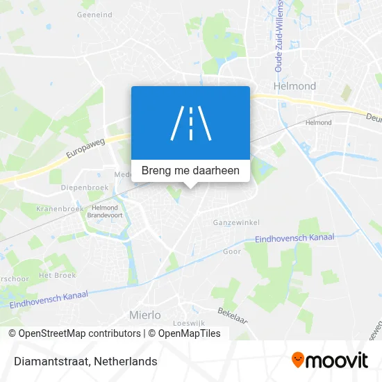 Diamantstraat kaart