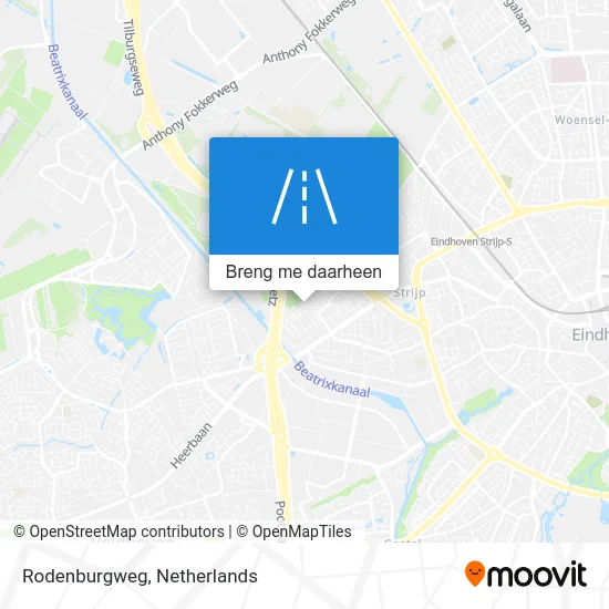 Rodenburgweg kaart