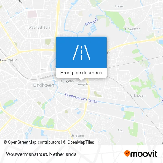 Wouwermanstraat kaart