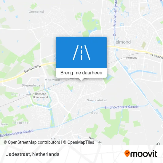 Jadestraat kaart