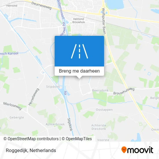 Roggedijk kaart