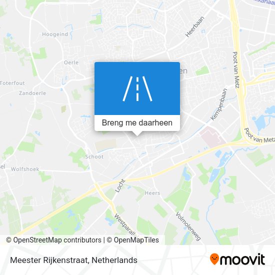 Meester Rijkenstraat kaart