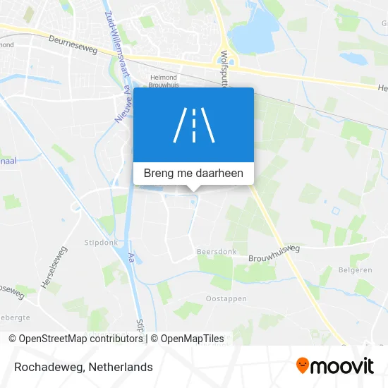 Rochadeweg kaart