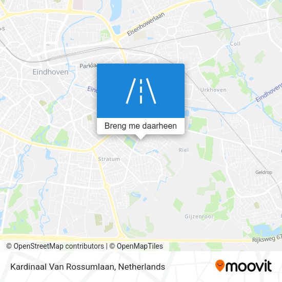 Kardinaal Van Rossumlaan kaart