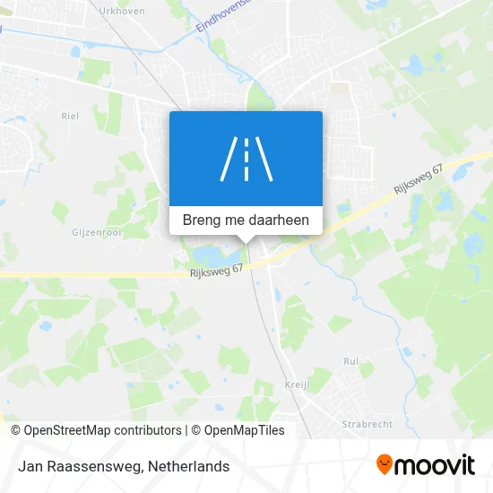 Jan Raassensweg kaart