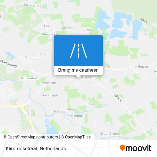 Klimroosstraat kaart