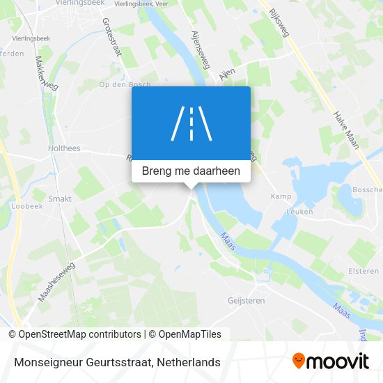 Monseigneur Geurtsstraat kaart