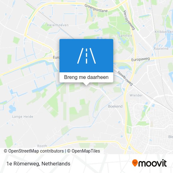 1e Römerweg kaart