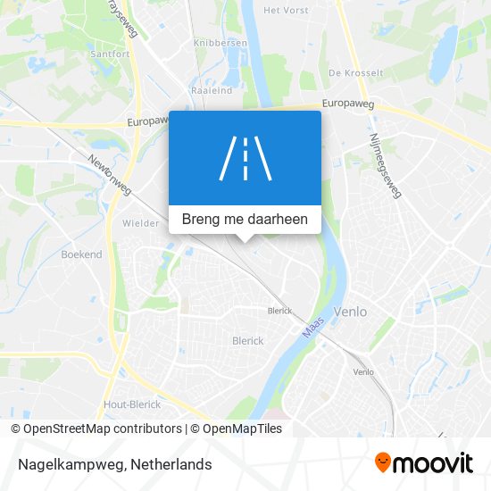 Nagelkampweg kaart