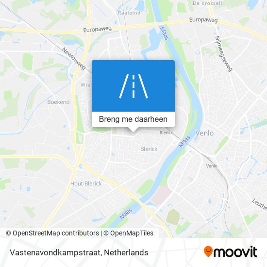 Vastenavondkampstraat kaart