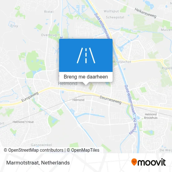 Marmotstraat kaart