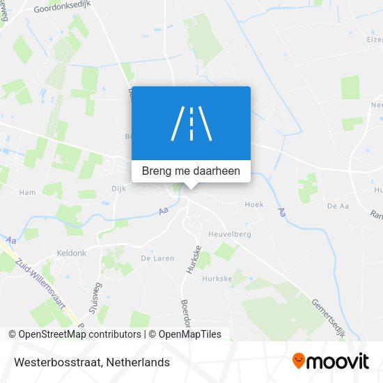Westerbosstraat kaart
