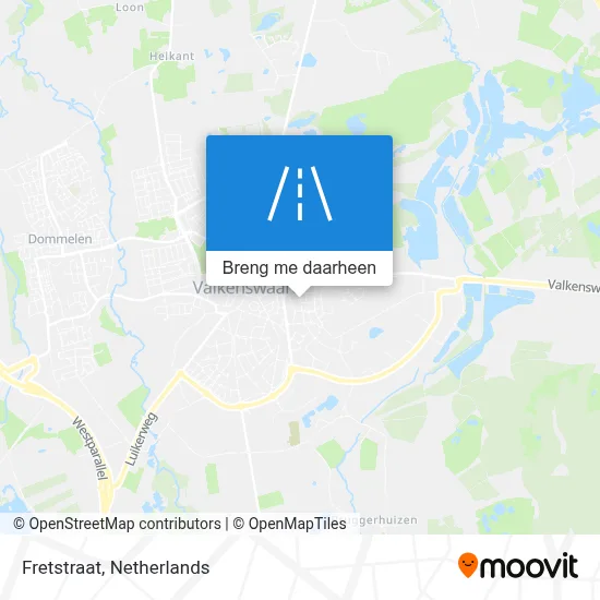 Fretstraat kaart