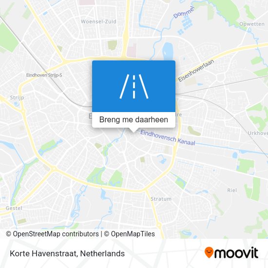 Korte Havenstraat kaart