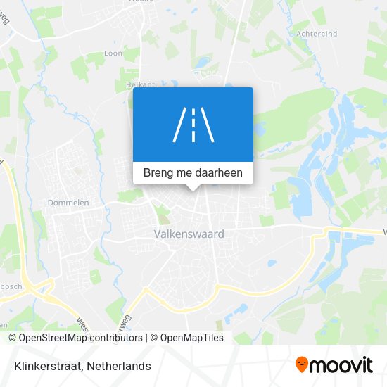 Klinkerstraat kaart