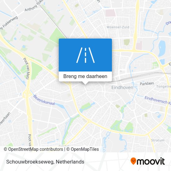 Schouwbroekseweg kaart
