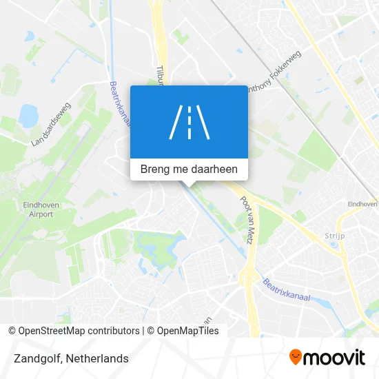 Zandgolf kaart