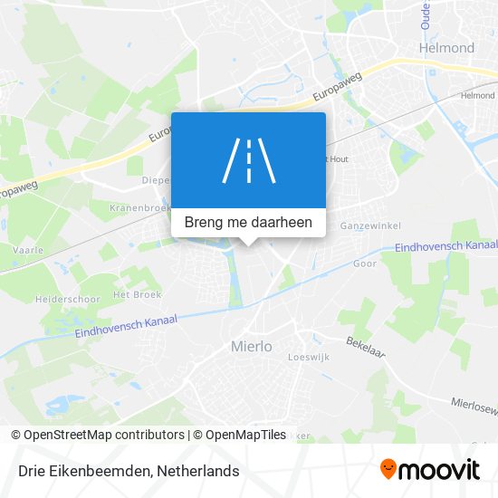 Drie Eikenbeemden kaart