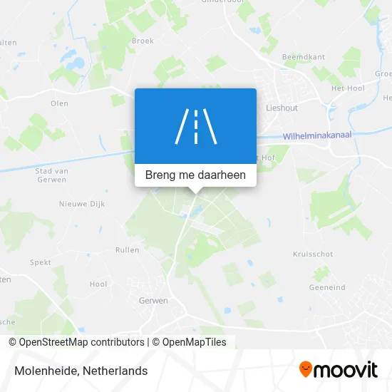 Molenheide kaart