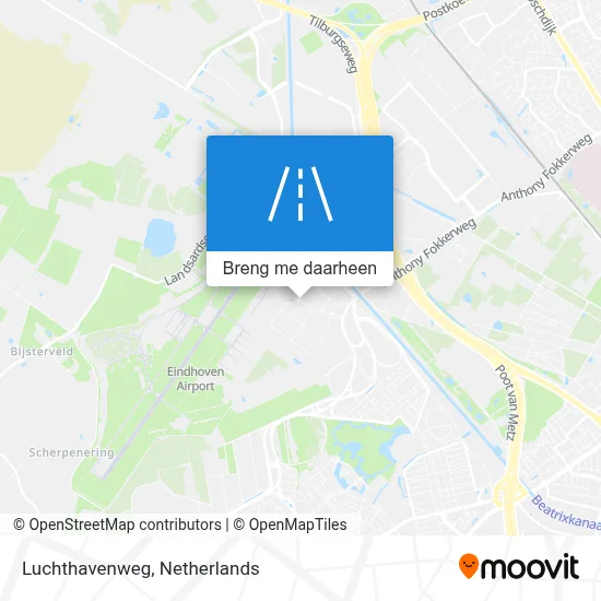 Luchthavenweg kaart