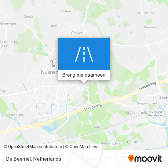 De Beemel kaart