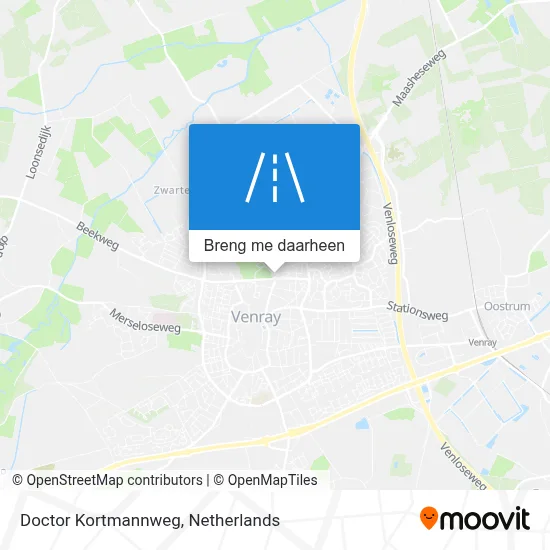 Doctor Kortmannweg kaart