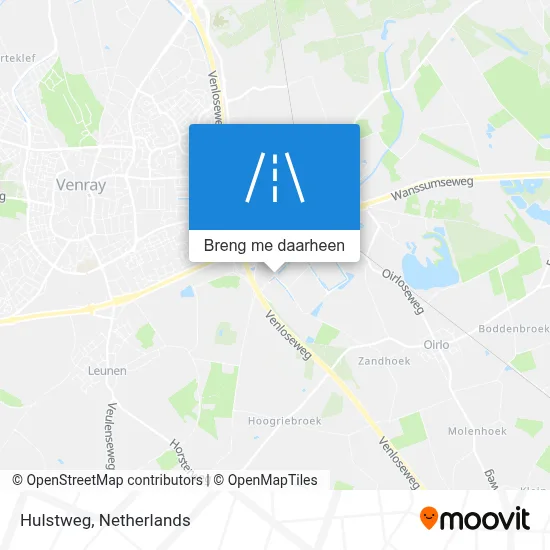 Hulstweg kaart