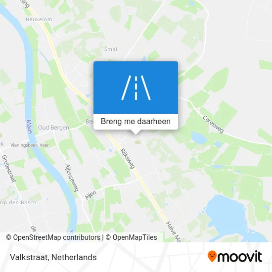 Valkstraat kaart