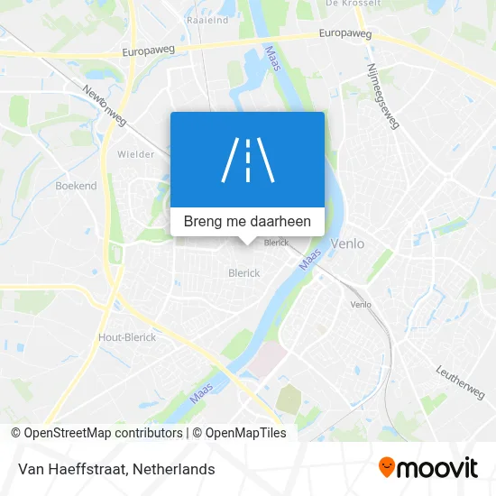 Van Haeffstraat kaart