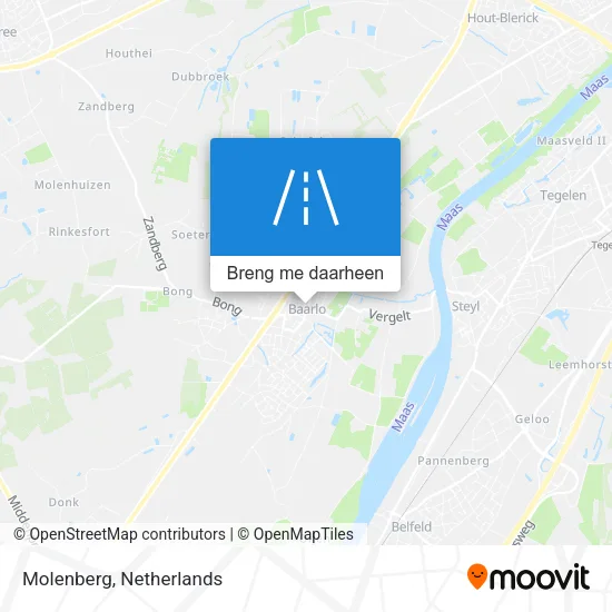 Molenberg kaart